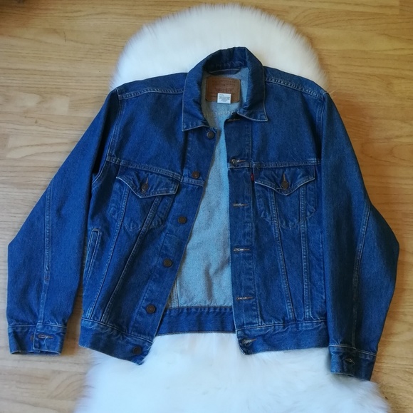 Levi's denim relaxed trucker jacket - Picture 3 of 7